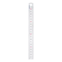 Deli Vonalzó 20 cm Fém Pro