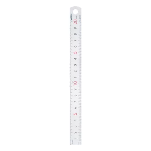 Deli Vonalzó 20 cm Fém Pro