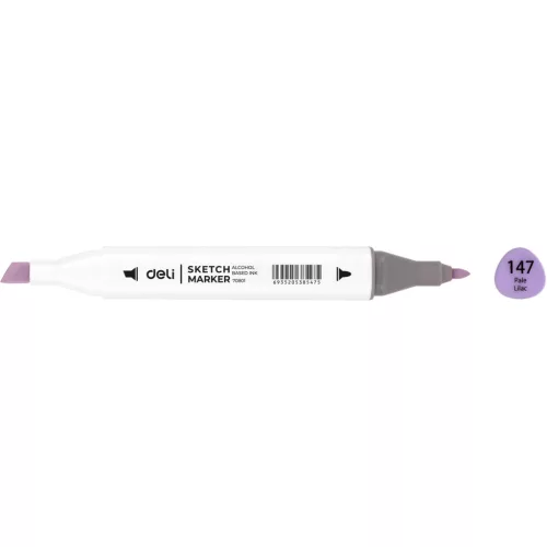 Deli Sketch Marker Kétvégű Alkoholos Pale Lilac 147 Color Emotion