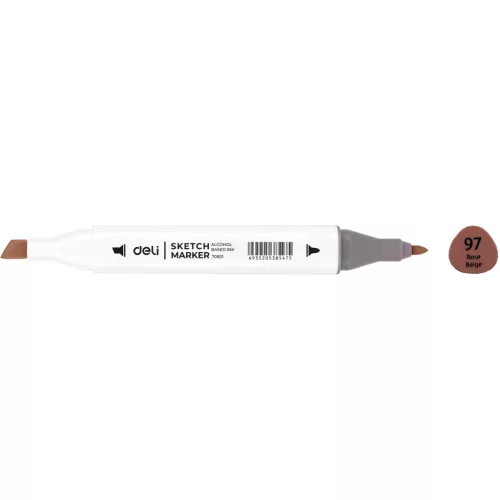 Deli Sketch Marker Kétvégű Alkoholos Rose Beige 97 Color Emotion