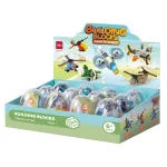 Deli Készségfejlesztő Építőjáték Műanyag Tojásban Repülők Vegyes Mintákban Genius