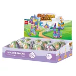 Deli Készségfejlesztő Építőjáték Műanyag Tojásban Kastélyok Vegyes Mintákban Genius