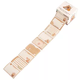   DP Craft Füzetcímke Tekercses 7,5 x 6,5 cm 256 Matrica/Tekercs Capybara