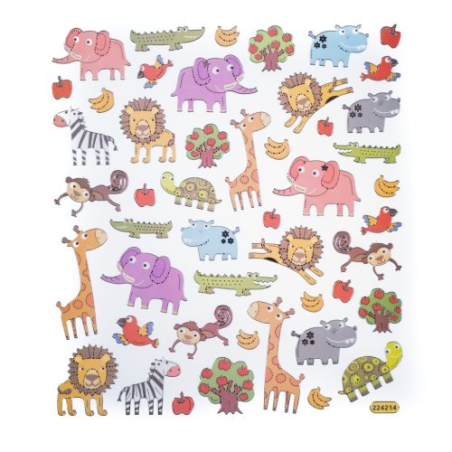 DP Craft Matrica 48 Darabos Állatkert