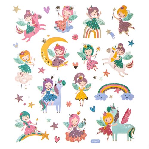 DP Craft Matrica Csillámos 28 Darabos Tündérek