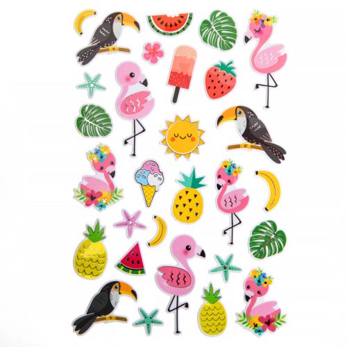 DP Craft Matrica Metálos 3D 29 Darabos Trópusok