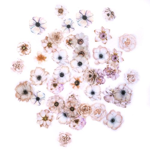 DP Craft Matrica PET 50 Darabos Virágok Pasztell