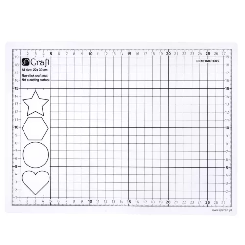 DP Craft Ragasztó Alátét Szilikon 30x22 cm Fehér