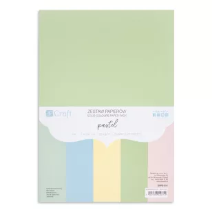   DP Craft Dekorkarton A/4 220 gramm Pasztel Árnyalatok 20 Ív/Csomag