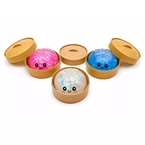 DP Craft Meglepetés Nyomkodós Dumpling Gombóc 8,5 cm Glitter Vegyes Színekben