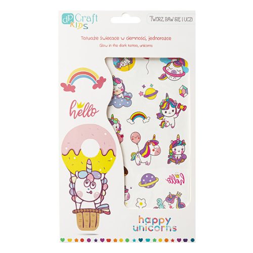 DP Craft Ideiglenes Tetoválás 23,4x14 cm Unikornisok