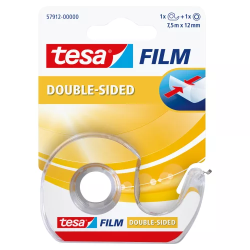 Tesa Kétoldalú Ragasztószalag Eldobható tépővel 7;5mx12mm