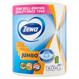   Zewa Jumbo White Belsőmagos Kéztörlő 2 Rétegű 1 Tekercs, 325lap/csomag