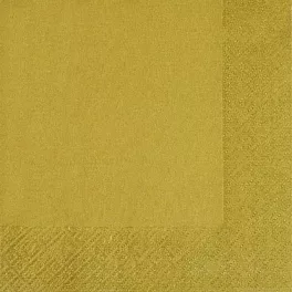 Ti-Flair Szalvéta 33 x 33 cm 3 rétegű 20 Lap/Csomag Gold