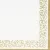 Ti-Flair Szalvéta 33X33 cm 3 Rétegű 20 lap/Csomag Romantic Border Gold-White 375411