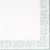 Ti-Flair Szalvéta 33X33 cm 3 Rétegű 20 lap/Csomag Romantic Border Silver-White 375413