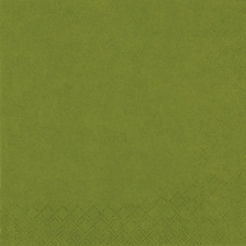 Ti-Flair Szalvéta 33X33 cm 3 Rétegű 20 lap/csomag Uni Plive Green 301695