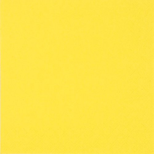 Ti-Flair Szalvéta 33X33 cm 3 Rétegű 20 lap/csomag Uni Sun Yellow 301384