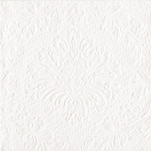 Ti-Flair Szalvéta 33X33 cm 3 Rétegű 20 lap/Csomag Luxury Pearl White 379106