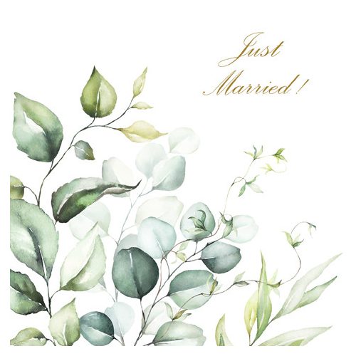 Ti-Flair Szalvéta 33x33 cm 3 Rétegű 20 Lap/Csomag Romantic Marriage