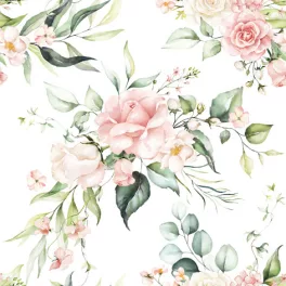   Ti-Flair Szalvéta 33x33 cm 3 Rétegű 20 Lap/Csomag Blush Pink Bouquet