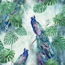   Ti-Flair Szalvéta 33 x 33 cm 3 Rétegű 20 Lap/Csomag Peacock Paradise