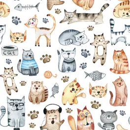   Ti-Flair Szalvéta 33x33 cm 3 Rétegű 20 Lap/Csomag Pet Cats