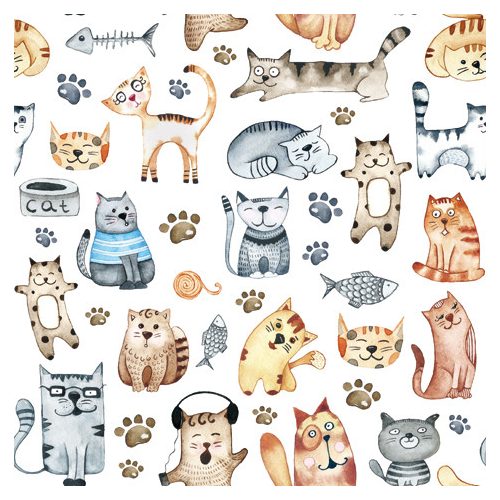 Ti-Flair Szalvéta 33x33 cm 3 Rétegű 20 Lap/Csomag Pet Cats