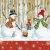 Ti-Flair Szalvéta 33x33 cm 3 Rétegű 20 lap/Csomag Winterly Barbecue 303820 Tél