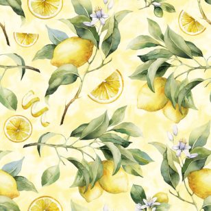   Ti-Flair Szalvéta 33x33 cm 3 Rétegű 20 Lap/Csomag Ripe Lemons