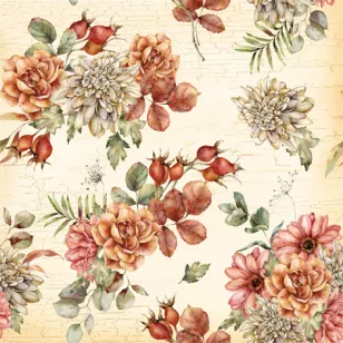   Ti-Flair Szalvéta 33x33 cm 3 Rétegű 20 Lap/Csomag Asta Dahlia