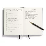LEUCHTTURM1917 Drehgriffel golyóstoll M, BULLET JOURNAL, black