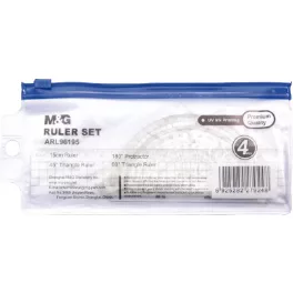 M&G Vonalzó Készlet 4 Darab/Készlet 15 cm-es