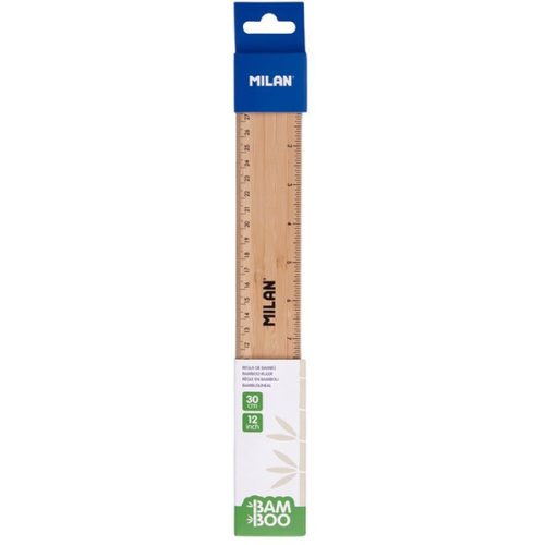 Milan Vonalzó Bambusz 30 cm