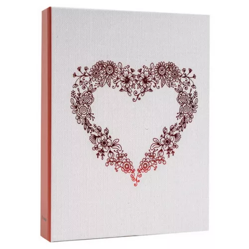 Fandy Fotóalbum 16x20,5 cm 36 Darab 10x15 cm-es Fotóhoz Hearts 2