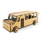 Südor Modellező Készlet Natúr Fából Busz