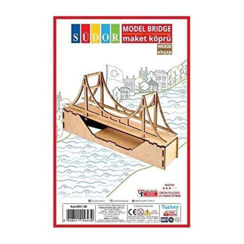 Südor Modellező Készlet Natúr Fából Híd
