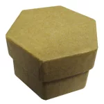 Papírdoboz Hatszöglet Alakú Natúr 6x5x3,5 cm