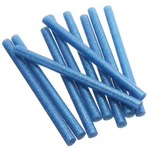 Ragasztó stick 11x200mm 1kg csillámos kék trars042