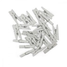 Facsipesz Fehér 2,5 cm 25 Darab/Csomag