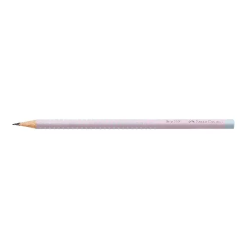 Faber-Castell Grip 2001 Grafitceruza Háromszögletű B Sparkle Rózsa-Égkék