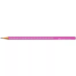   Faber-Castell Grafitceruza Háromszögletű B Sparkle Aurora Fukszia