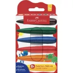 Faber-Castell Marokzsírkréta Készlet 6 Darab/Készlet 3 Éves Kortól