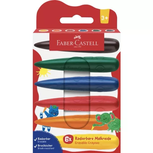 Faber-Castell Marokzsírkréta Készlet 6 Darab/Készlet 3 Éves Kortól