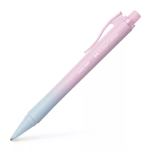 Faber-Castell Daily Ball Golyóstoll XB-s Heggyel Égkék-Rózsa