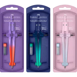   Faber-Castell Flow Edition Körzőkészlet Gyorsállítóval Vegyes Színekben