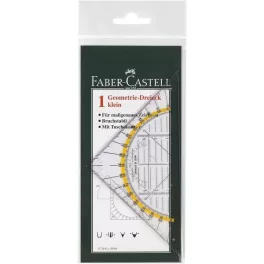 Faber-Castell Vonalzó Háromszög 14 cm Geometriai