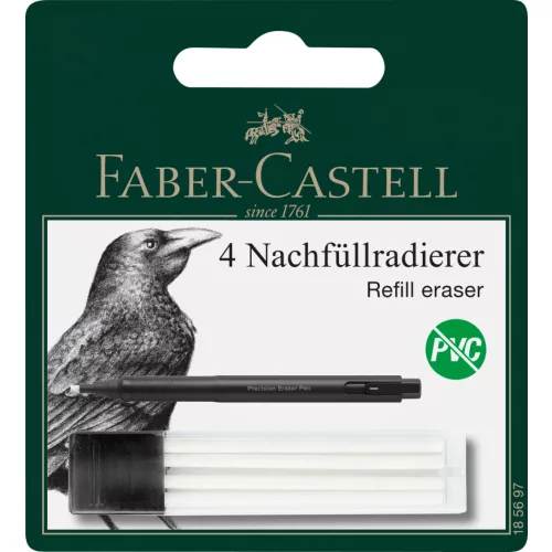 Faber-Castell Utántöltő Radírbetét Készlet Precíziós Radírceruzához 4 Darab/Csomag