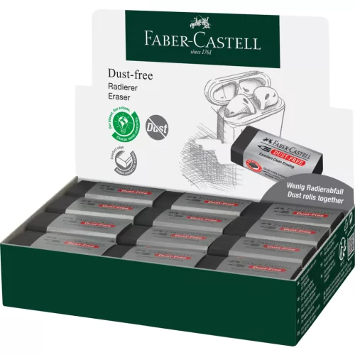 Faber-Castell Radír Forgácsmentes Papír Tokban Fekete
