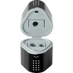 Faber-Castell Hegyező Műanyag Három Lyukú Tartályos Fekete Grip 2001